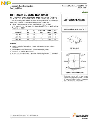 AFT23S170-13S 数据手册首页