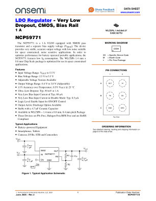 NCP59771 datasheet cover page