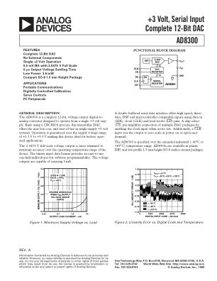 AD8300 数据手册首页