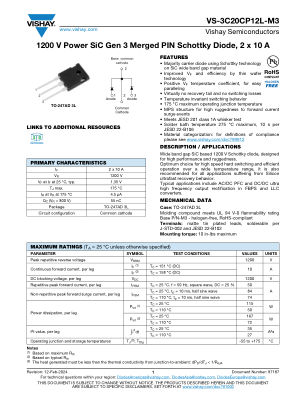VS-3C20CP12L-M3 数据手册首页
