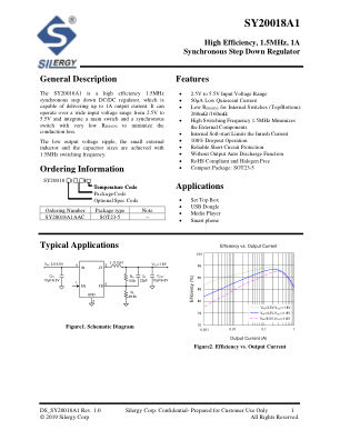 SY20018A1AAC 数据手册首页