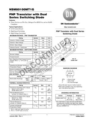 NSM80100M datasheet cover page
