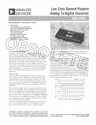 2122428ADC12QM 数据手册首页