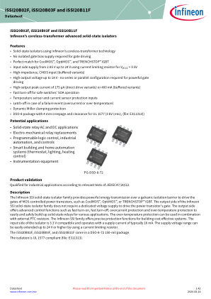 ISSI20B11F 数据手册首页