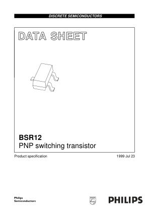 BSR12 datasheet cover page