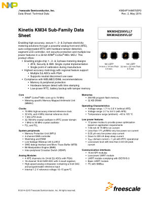 KM34P144M75SF0 数据手册首页