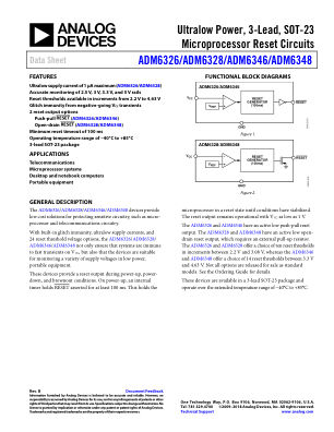 ADM6326 datasheet cover page