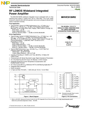 MHVIC915NR2 datasheet cover page