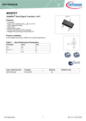 ISS17EP06LM datasheet cover page