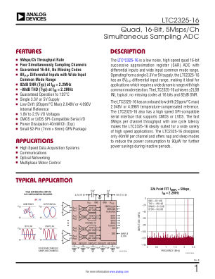 LTC2325-16 datasheet cover page