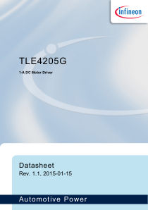 TLE4205G datasheet cover page