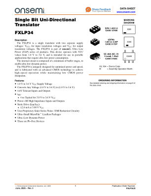 FXLP34 数据手册首页