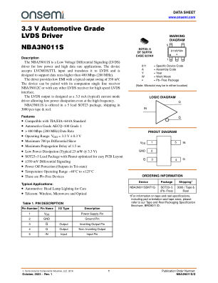 NBA3N011S datasheet cover page