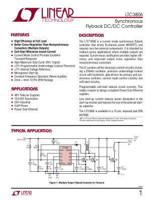 3806FB datasheet cover page