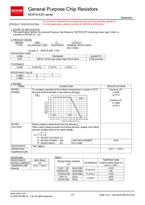 MCR18EZPJ000 数据手册首页
