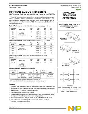 AFV10700H 数据手册首页