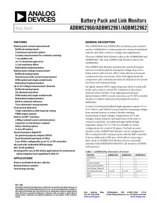ADBMS2960-2961-2962 数据手册首页