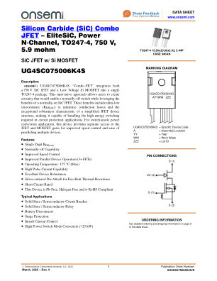 UG4SC075006K4S 数据手册首页