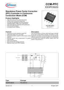 ICE3PCS02G datasheet cover page