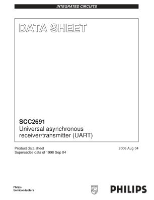 SCC2691 datasheet cover page