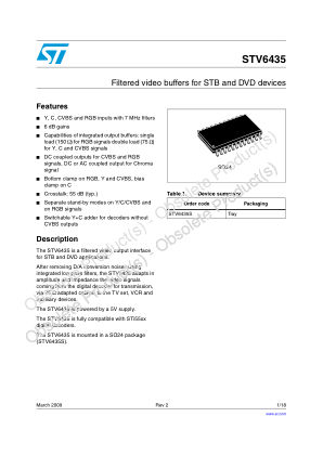 STV6435 数据手册首页
