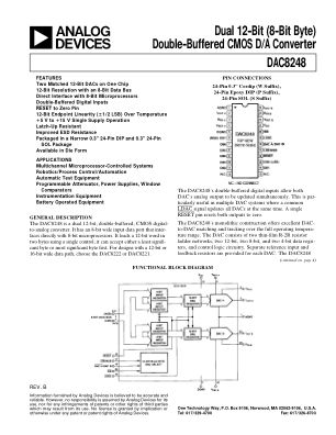 DAC8248 datasheet cover page
