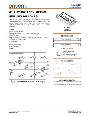 NXH25T120L2Q1PG 数据手册首页