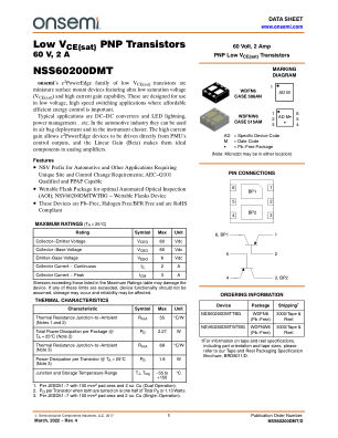NSS60200DMT 数据手册首页