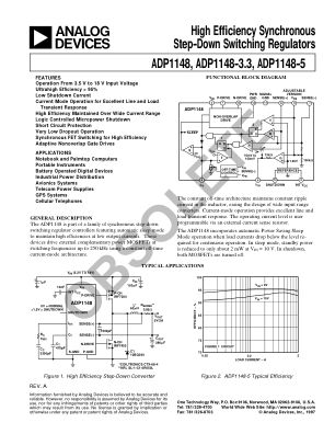 ADP1148 数据手册首页