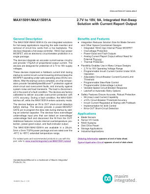 MAX15091-MAX15091A datasheet cover page