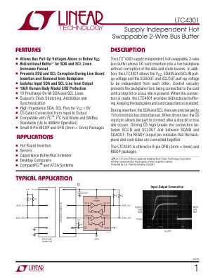 4301FB datasheet cover page
