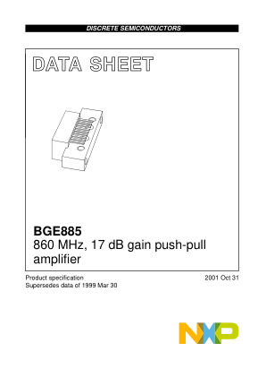 BGE885 数据手册首页