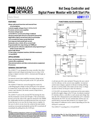 ADM1177 数据手册首页