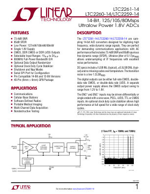 226114FC datasheet cover page