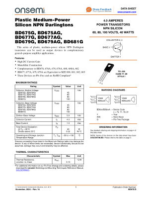 BD675 数据手册首页