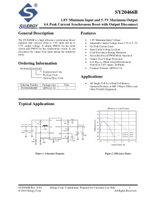 SY20466BQMC datasheet cover page