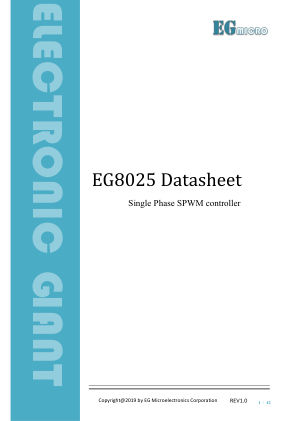 EG8025 datasheet cover page