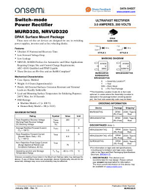 MURD320 数据手册首页