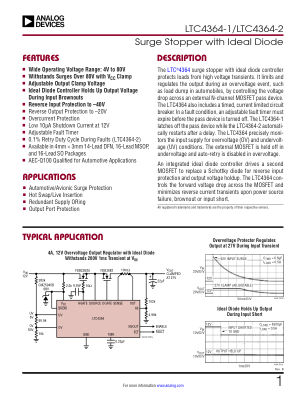 LTC4364-1-4364-2 datasheet cover page