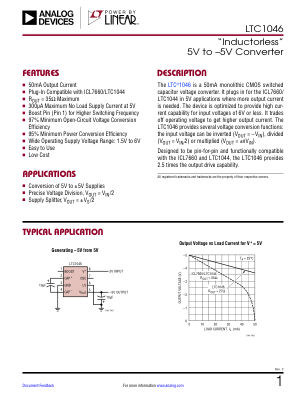LTC1046 datasheet cover page