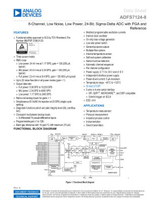 ADFS7124-8 datasheet cover page