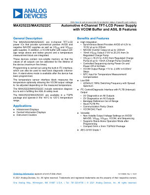 MAX25222-MAX25222C datasheet cover page