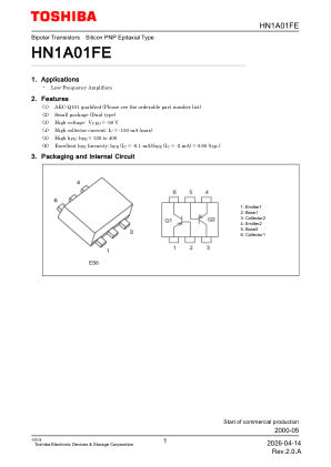 HN1A01FE 数据手册首页