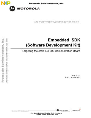 SDK157 datasheet cover page