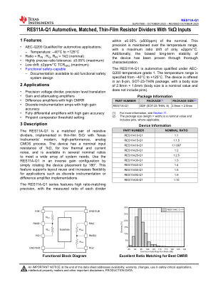 RES11A-Q1 datasheet cover page