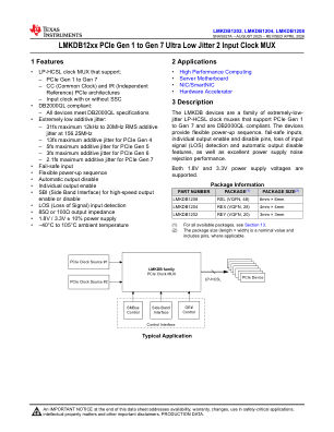 LMKDB1208 数据手册首页