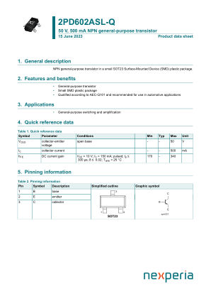 2PD602ASL-QR 数据手册首页