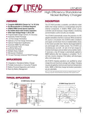 4010FB datasheet cover page