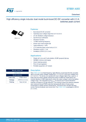 STBB1-AXX datasheet cover page