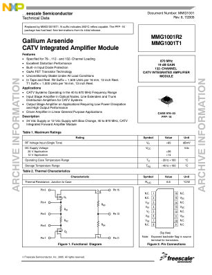 MMG1001 数据手册首页